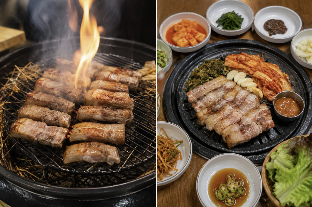고양 짚불 삼겹살 맛집