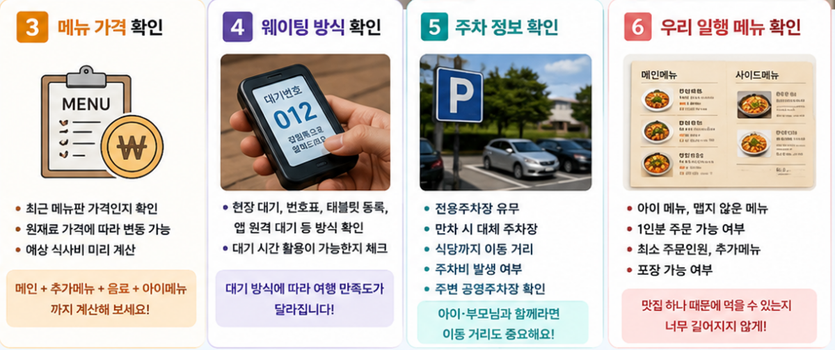 방송맛집 방문 전 꼭 확인할 7가지